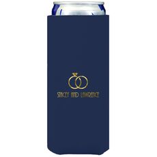 Modern Wedding Rings Collapsible Slim Huggers