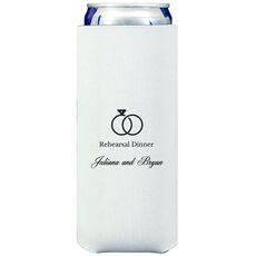 Modern Wedding Rings Collapsible Slim Huggers