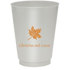 Little Autumn Leaf Colored Shatterproof Cups