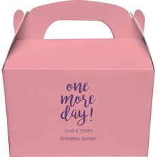 One More Day Gable Favor Boxes