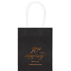 Elegant 70th Anniversary Mini Twisted Handled Bags