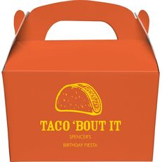 Taco Bout It Gable Favor Boxes