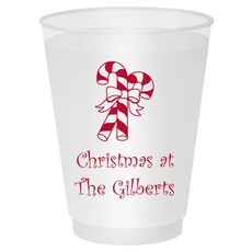 Candy Cane Shatterproof Cups