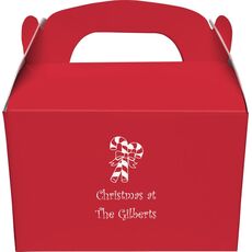 Candy Cane Gable Favor Boxes