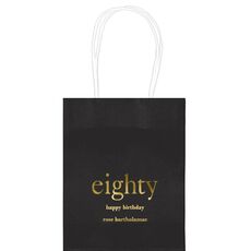 Big Number Eighty Mini Twisted Handled Bags