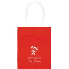 Candy Cane Mini Twisted Handled Bags