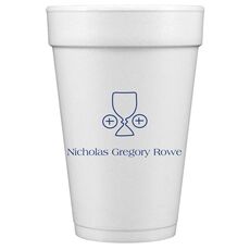 Ceremonial Goblet and Wafer Styrofoam Cups