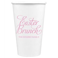 Easter Brunch Paper Coffee Cups