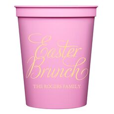 Easter Brunch Stadium Cups