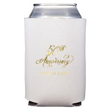 Elegant 50th Anniversary Collapsible Huggers