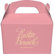 Easter Brunch Gable Favor Boxes