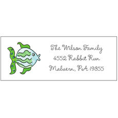 All The Fish Return Address Labels