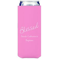 Expressive Script Blessed Collapsible Slim Huggers