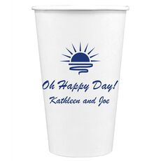 Sunrise Paper Coffee Cups