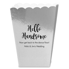 Hello Handsome Mini Popcorn Boxes