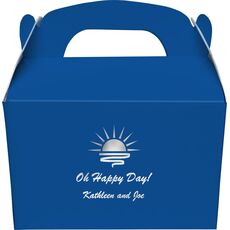Sunrise Gable Favor Boxes