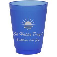 Sunrise Colored Shatterproof Cups