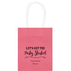 Let's Get the Party Started Mini Twisted Handled Bags