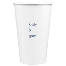 Left Bank Paper Coffee Cups