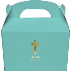 Simple Cross Gable Favor Boxes
