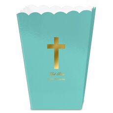 Simple Cross Mini Popcorn Boxes