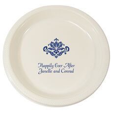 Simply Ornate Scroll Plastic Plates
