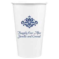 Simply Ornate Scroll Paper Coffee Cups