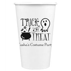 Trick or Treat Paper Coffee Cups