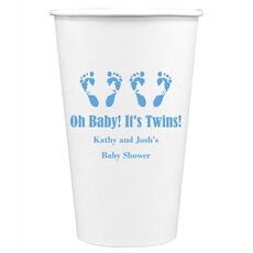 Seeing Double Twinkle Toes Paper Coffee Cups