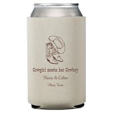 Western Boots & Cowboy Hat Collapsible Huggers