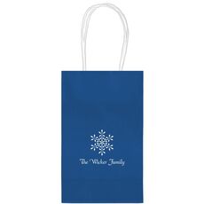 Simply Snowflake Medium Twisted Handled Bags