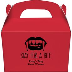 Stay For A Bite Gable Favor Boxes