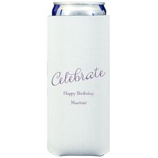 Expressive Script Celebrate Collapsible Slim Huggers