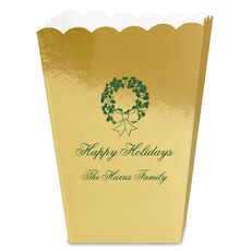 Traditional Wreath Mini Popcorn Boxes