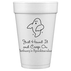The Friendly Ghost Styrofoam Cups