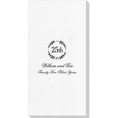 Pick Your Anniversary Wreath Deville Guest Towels
