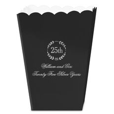 Pick Your Anniversary Wreath Mini Popcorn Boxes