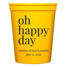 Oh Happy Day Stadium Cups