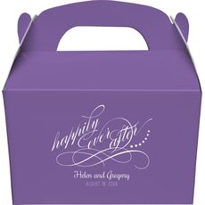 Happily Ever After Gable Favor Boxes
