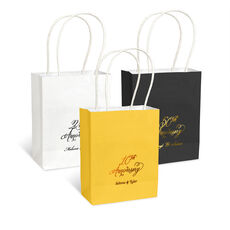 Pick Your Elegant Anniversary Year Mini Twisted Handled Bags