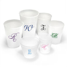 Design Your Own Single Initial Shatterproof Cups