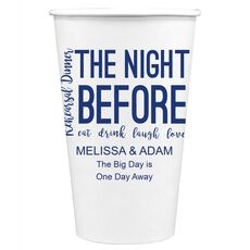 The Night Before Paper Coffee Cups