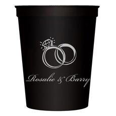 Wedding Rings Stadium Cups