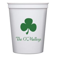 Three Leaf Shamrock Stadium Cups