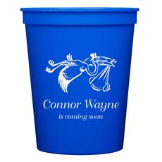 Special Stork Delivery Stadium Cups