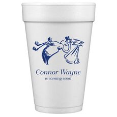 Special Stork Delivery Styrofoam Cups