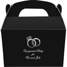 Wedding Rings Gable Favor Boxes