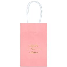 Duo Name Medium Twisted Handled Bags