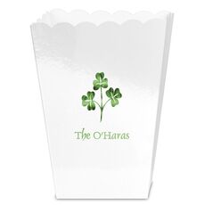 Three Clovers Mini Popcorn Boxes