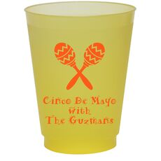 Maracas Colored Shatterproof Cups